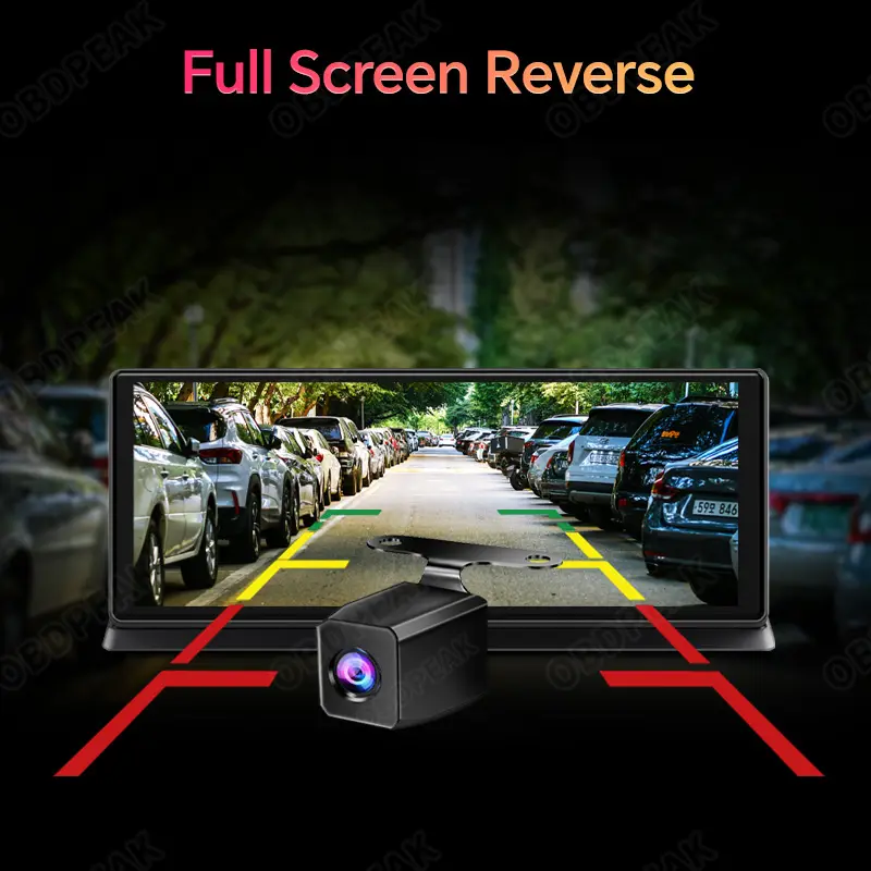 K2 Pro 11.3" Car DVR 4K Camera Wireless Carplay Android auto Ai Screen Dash Cam Dual Len Video Recorder GPS Navigation Dashboard — image 7