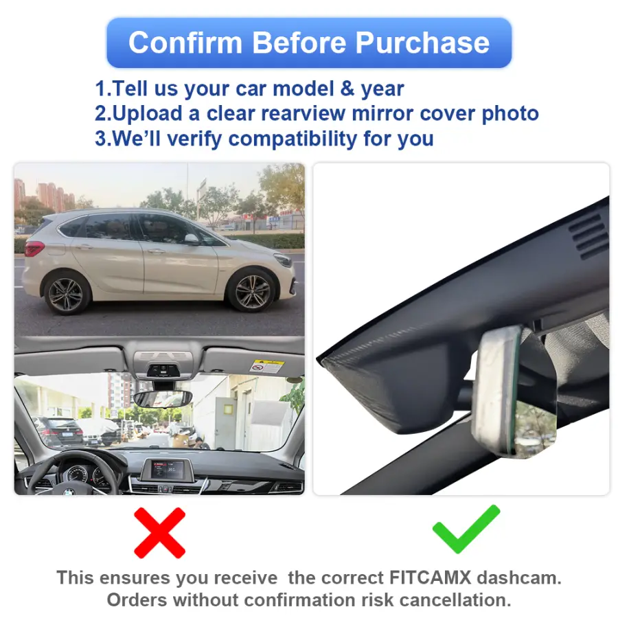 FITCAMX Dashcam for Dodge Hornet 2023-2025, 4K Front Rear Camera for Dodge Ram 1500 Bighorn Laramie Tradesman Rebel 2025 2026 — image 3