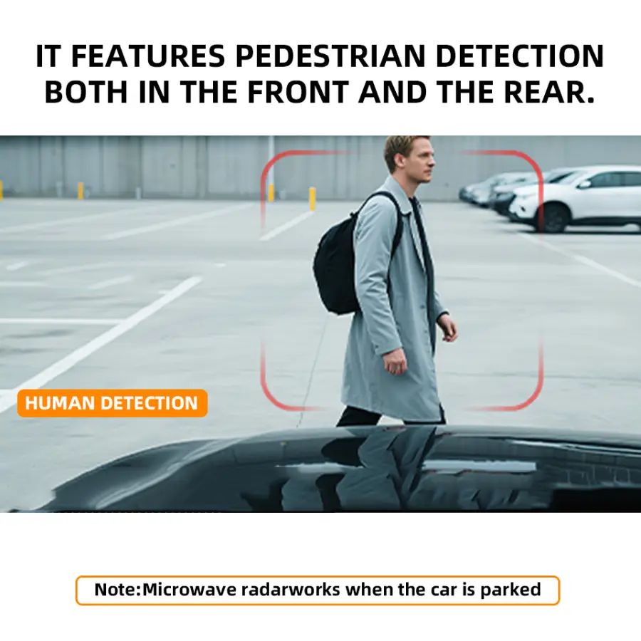 Acceo 4G LTE Car Dashcam with GPS Tracking 2K Front and Rear Camera Collision Warning and Live View Human Detection Car Recorder — image 6