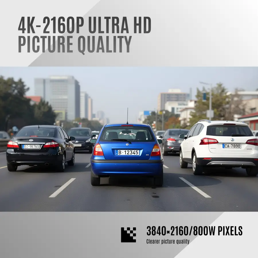 New 2026 Q6 4K Dual Lens Dash Cam Front 4K+Rear 1080P Car DVR HDR Driving Recorder Supercapacitor WiFi 24H Parking Monitor — image 6