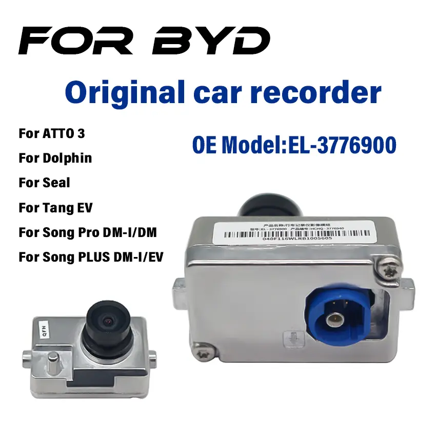 For BYD Dolphin Seal Act 3 Atto 3 Yuan Song Tang Ev Original DVR Car Accessories Dashcam ADAS GPS OE EL-3776900 Cam — view 1