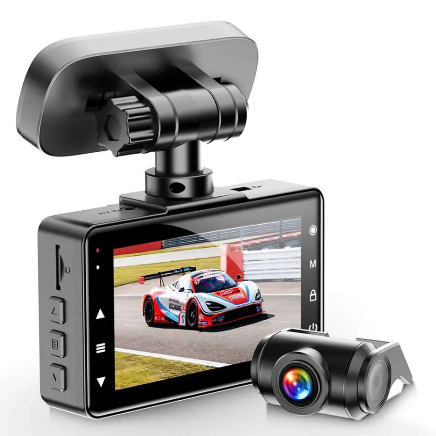 AKEEYO 4k the New Car Video Hd Recorder Camera Dash Cam 3 Channel Portable Dash Cam — view 1