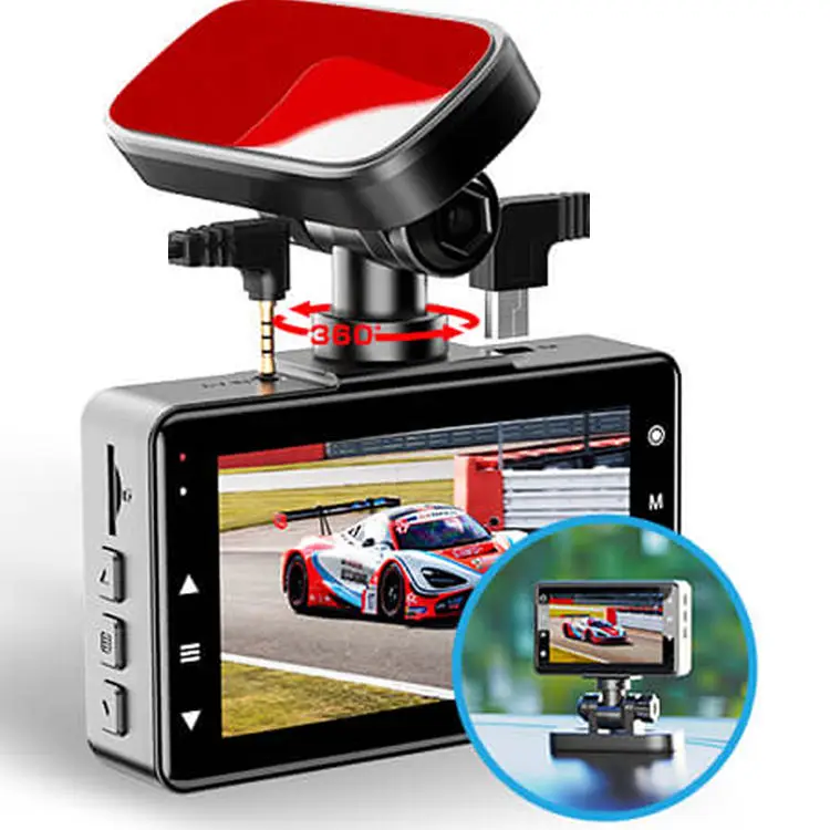 AKEEYO 4k the New Car Video Hd Recorder Camera Dash Cam 3 Channel Portable Dash Cam — image 3