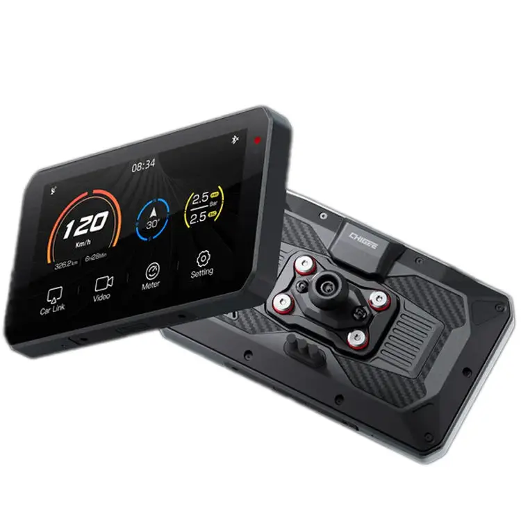 CHIGEE Full Hd Car Black Box 1920x1080 30fps Dashboard Mini Motorcycle Dvr Dual Camera — view 1