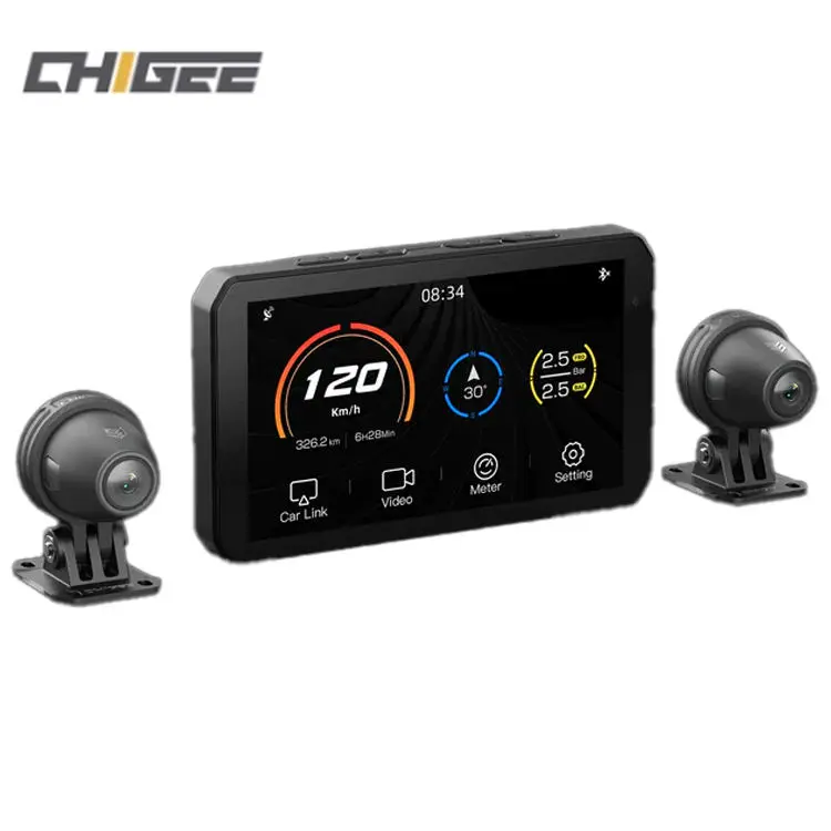 CHIGEE Full Hd Car Black Box 1920x1080 30fps Dashboard Mini Motorcycle Dvr Dual Camera — image 3