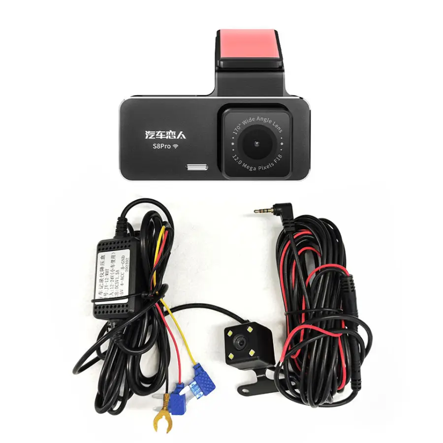 TikTok Trending 3.39-Inch IPS Dashcam 2K Car DVR 2 Channels Front/Rear Video Recorder Dual Back Cameras 1 Year Warranty — image 5