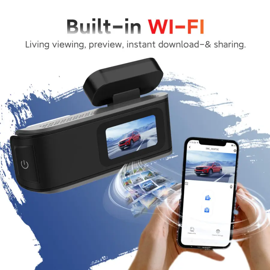Car DashCam 4k WIFI Dual Lens Car Dash Cam 4k Front and Rear Dash Camera Dash Cam Front and Rear 4k Dash Camera for Cars — image 6