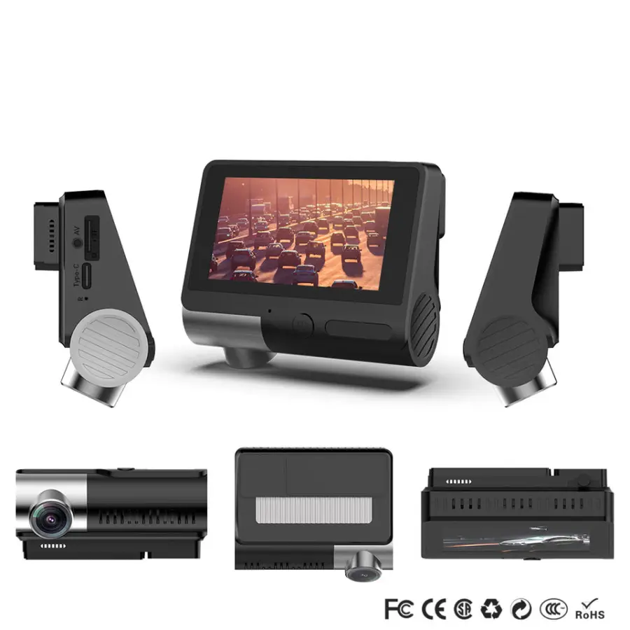 ADAS 4K Dashcam BSD Car Camera Recorder WiFi Auto Electronics Dual Lens Car DVR Camera — image 3