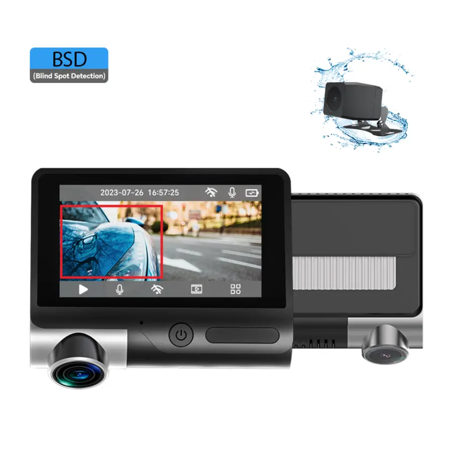 ADAS 4K Dashcam BSD Car Camera Recorder WiFi Auto Electronics Dual Lens Car DVR Camera — image 6