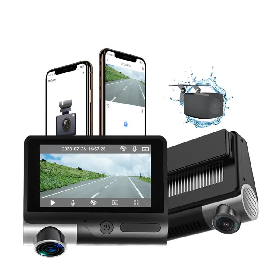ADAS 4K Dashcam BSD Car Camera Recorder WiFi Auto Electronics Dual Lens Car DVR Camera — image 7