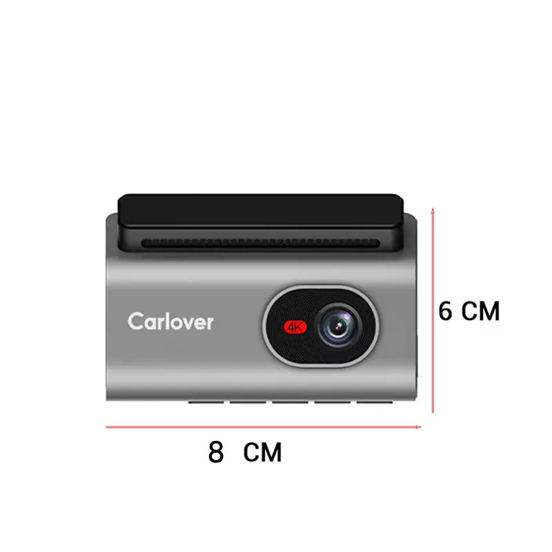 Carlover 3.69 Dual 4K Front/Rear Car DVR Dashcam with WIFI Touch Screen Waterproof & Video Recorder for Car — view 5