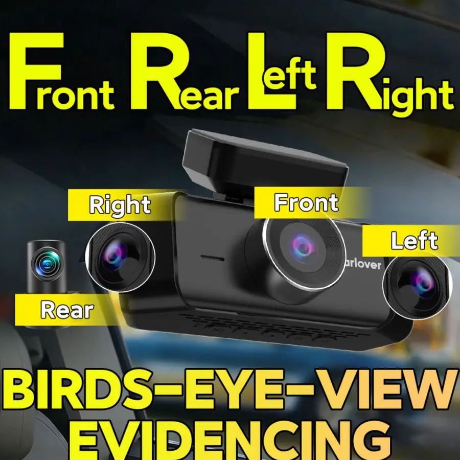 4-Channel 5G Dash Cam 4K UHD Recording Night Vision G-Sensor 4k Dashcam Recorder 1080p Night Vision Car Dvr Dash Cam — view 2