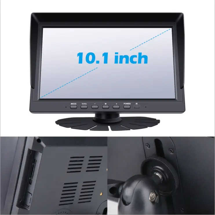 360-degree Video Car DVR Dash Streaming Media Driving Recorder Truck DVR Monitor Dash Cam for Trucks — image 3