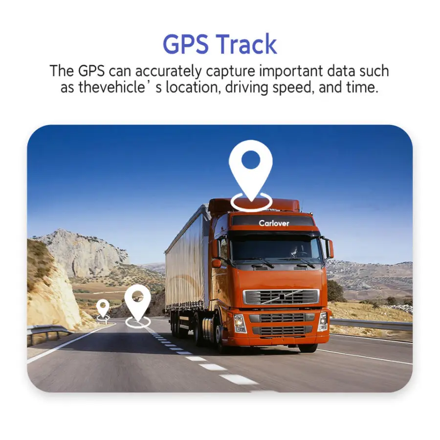 Starlight Night Vision 4 Channel Dash Cam 4*1080P Truck Camera 4G GPS Tracking 10.1" Screen BSD Warning Auto Driving Rec — view 4