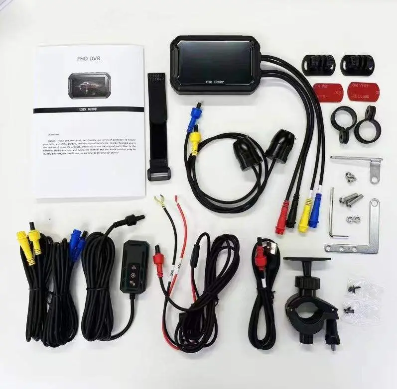 Manufacturer's Waterproof Dual Lens GPS 1080P Motorcycle WIFI Dashcam IPS Screen 12 Months Accessories for Motorcycles DVR CAM — image 3