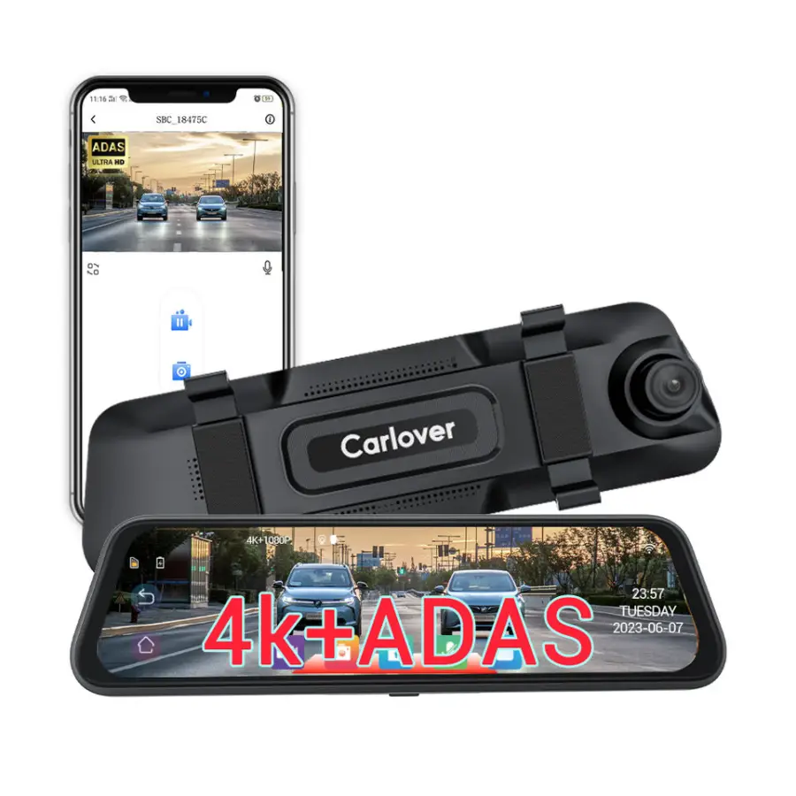 4k Car Camera Adas Dash Cam Dashcam Dash Cam Front and Rear 4k Dash Cam Bsd 2 Channel Dash Cam Dashcam Camera — view 2