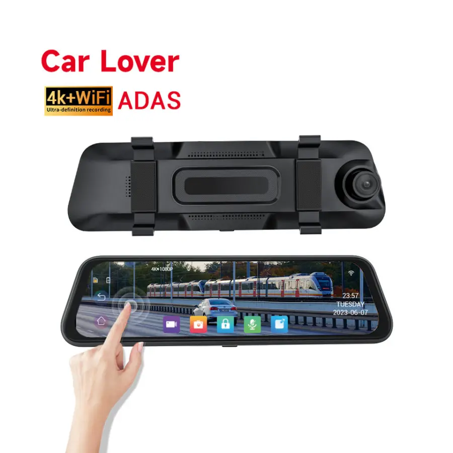 Dash Cam Front and Rear Dash Camera 4K FHD 10 Inch Night Vision Car Camera WDR Loop Recording Car Black Box Dvr — image 3