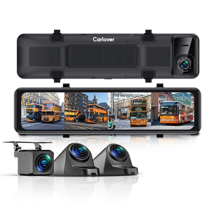 Carlover 4 Lens Dash Cam 4K Mirror Dashcam ADAS BSD WiFi Rear View Mirror Camera Dashcam for Car — image 2