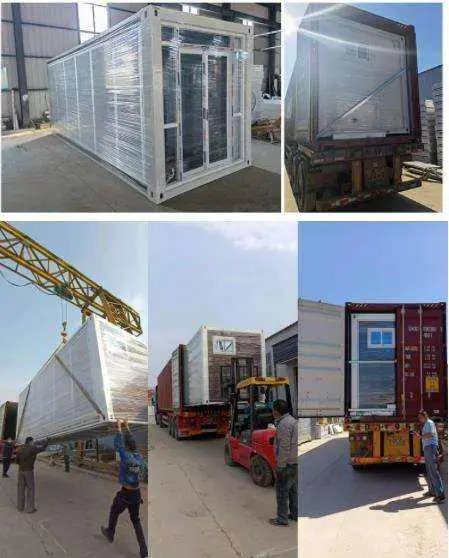 40ft Cabin Villa With Bedroom Flat Pack Foldable Manufactured Homes Made Expandable Container Prefab House — view 3