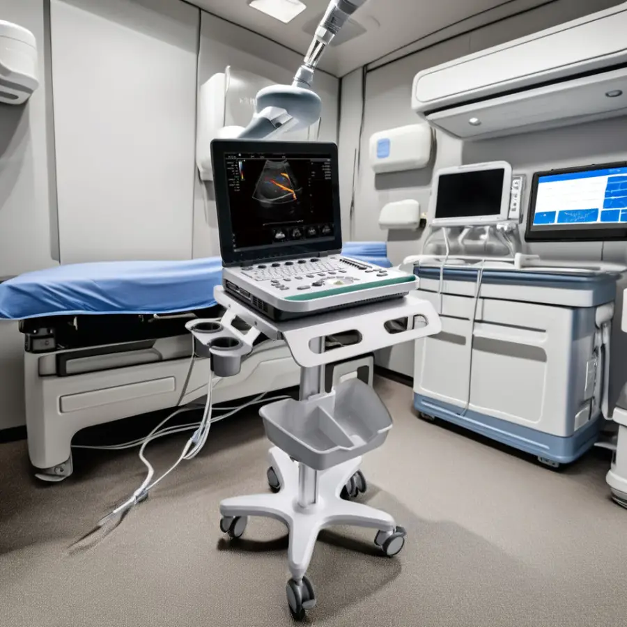 Portable 4D/5D Color Doppler Ultrasound Machine Clinics Hospitals Electric Metal Portable Doppler Ultrasound Machine 3D — image 4
