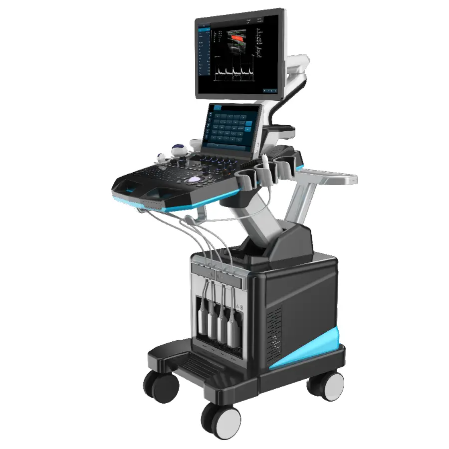 UMY UM-T50 Electric Portable Metal Color Ultrasonic Diagnostic Ultrasound Machine with 21.5" LED + 13.3" Touch Screen Movable — image 7