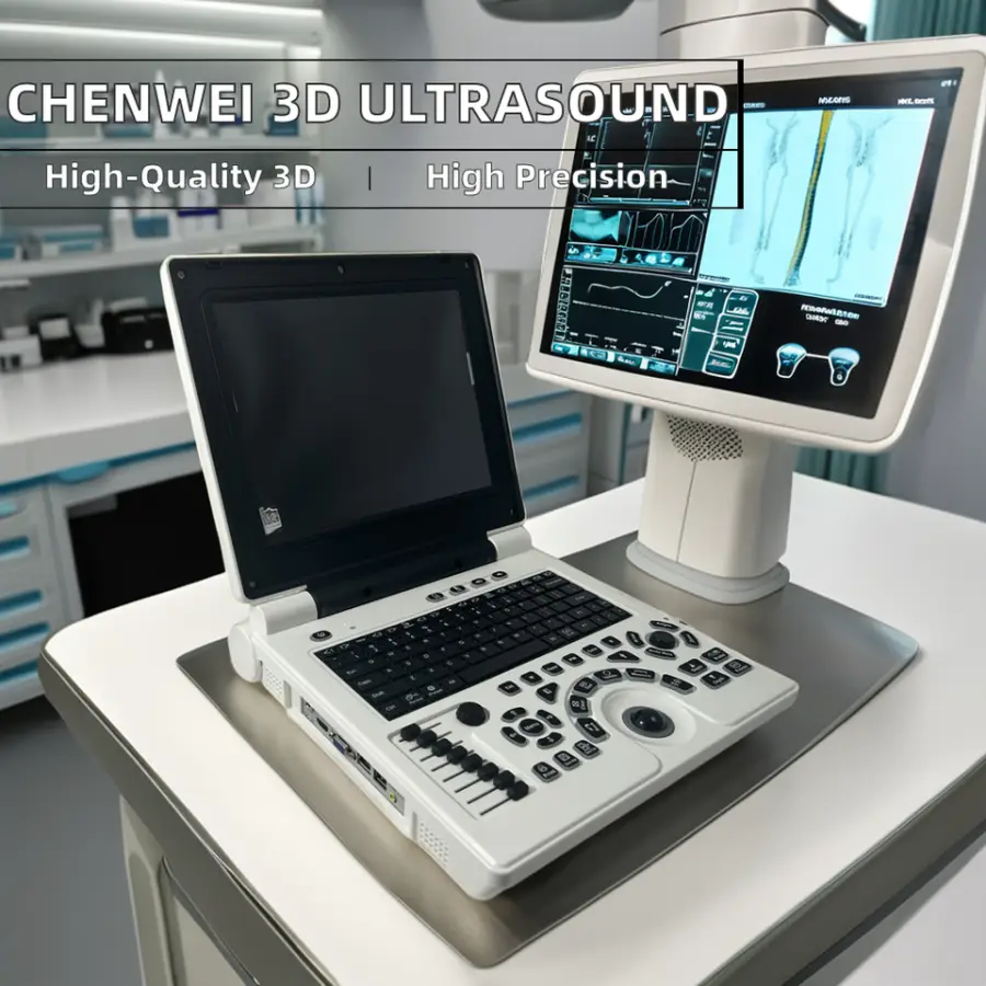 2D 3D 4D Medical Ultrasound Scanner Plastic Diagnostic Equipment for Healthcare Professionals — view 4