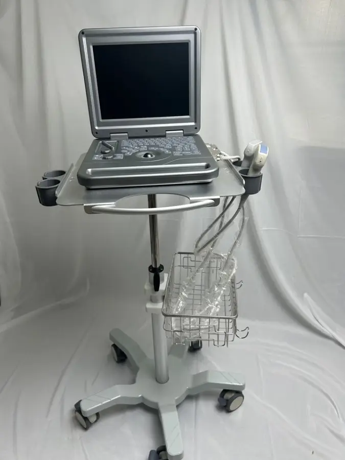12 Inch LED Screen Electric Laptop Ultrasound Machine Digital B/W Ultrasonic Diagnostic Imaging System for Veterinary Monitoring — image 2