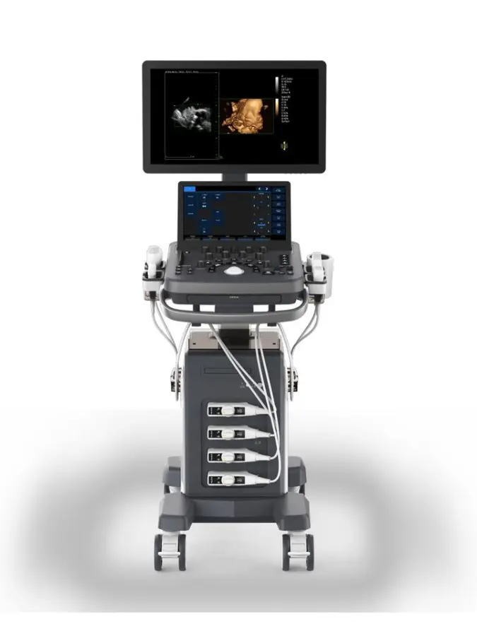 21.5-Inch Touch Screen High-End 4D Color Ultrasound Diagnostic System 4 Probe Dicom 3.0 for Hospital Use — view 1