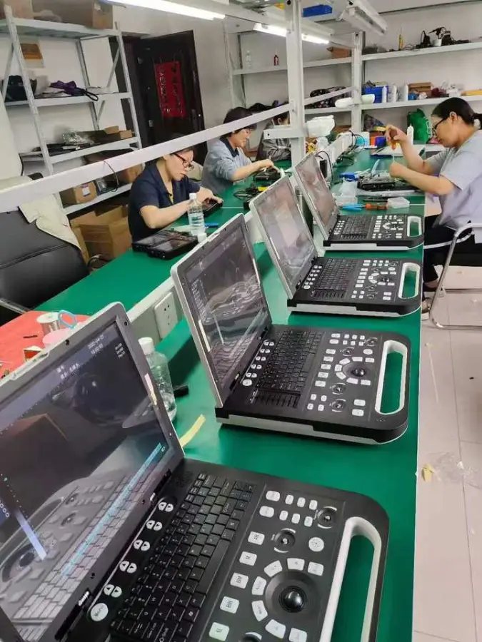 Veterinary Use 15'' Full Medical LCD Screen Ultrasound Machine Black and White Ultrasound Machine for Animal Use — view 6