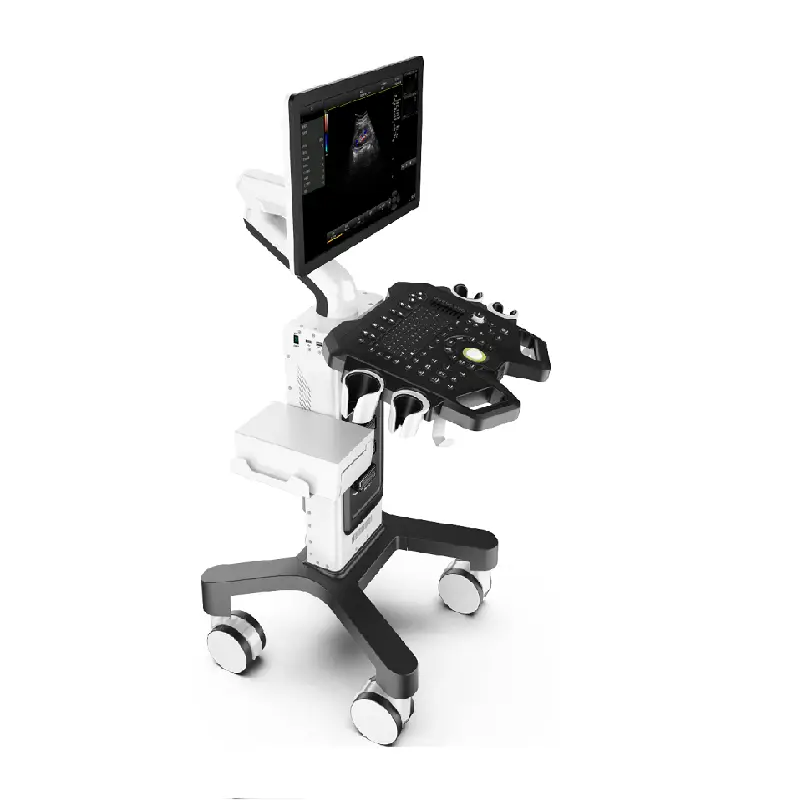 Trolley 21.5 Inch LED Color Doppler Ultrasound Machine 2D Function Ultrasound Machine Easy to Use — view 3