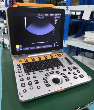 UMUS019 Model 15 Inch HD 45° Adjustable Ultrasound Machine 4D Color Doppler Ultrasound for Clinic Use — image 3