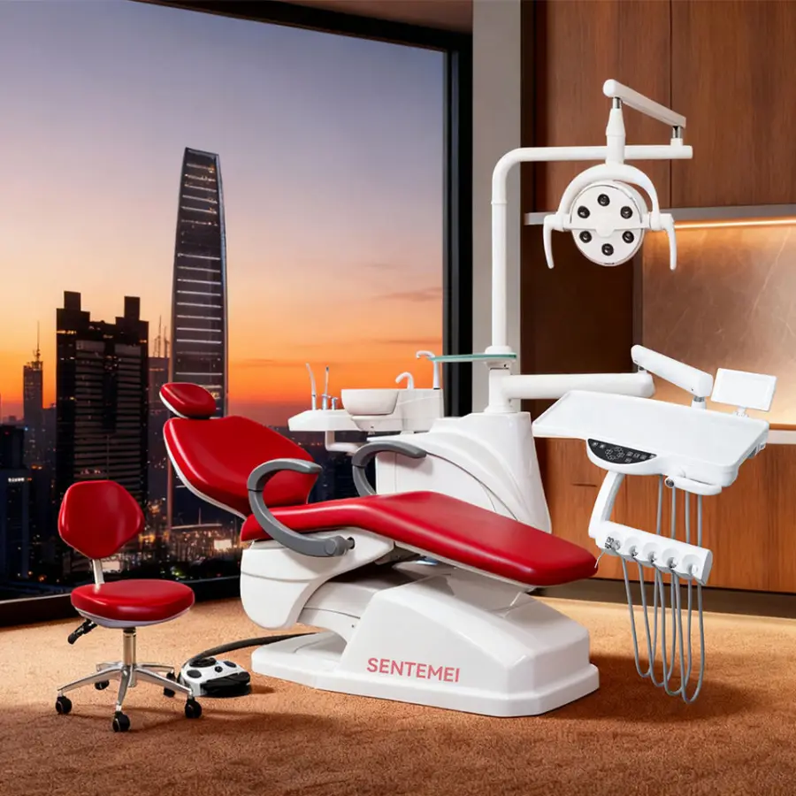High Quality Complete Dental Chair Unit, Full Set Electric Delivery System for Professional Dental Clinic Equipment — view 1