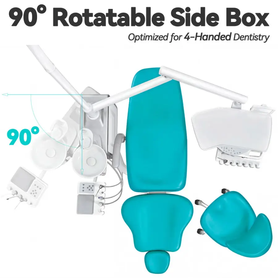 Promotional Injection Molded Dental Chair Unit Cost-Effective Dental Chair with Basic Control System for Budget-Consciou — view 3