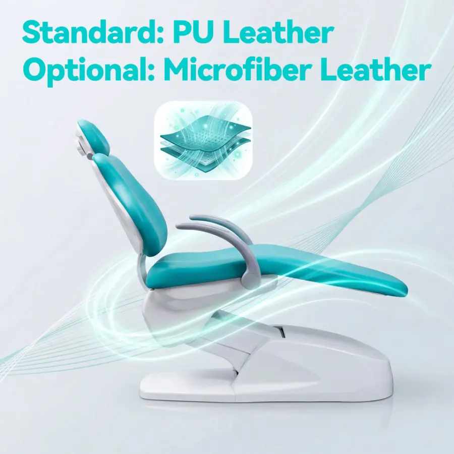Promotional Injection Molded Dental Chair Unit Cost-Effective Dental Chair with Basic Control System for Budget-Consciou — view 4