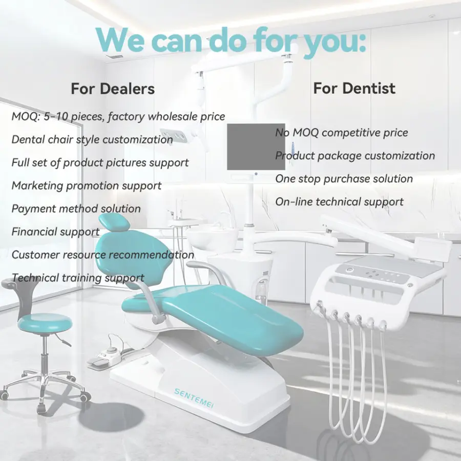 Hot Sales Complete Dental Chair Unit Medical Equipment Dental Chair Device for Clinic — image 5