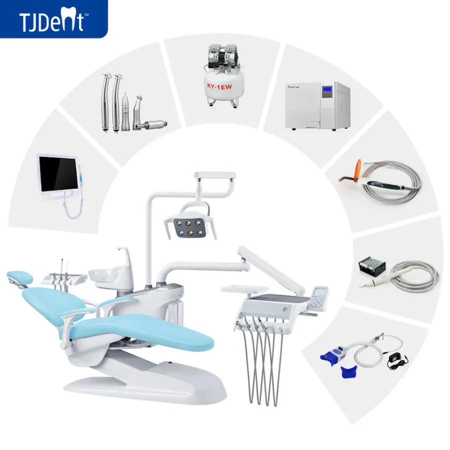 American Type Latest Hot Sale Dental Chair Unit Equipment for Hospitals and Clinics Dental Unit — image 3