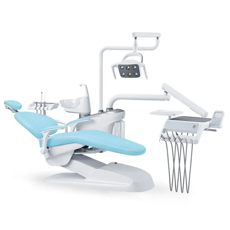 American Type Latest Hot Sale Dental Chair Unit Equipment for Hospitals and Clinics Dental Unit — image 5