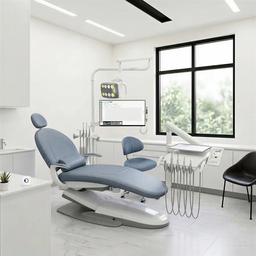 B100L Ultra Dental Unit 10000N Lifting Force Dual Motor Digital Chair Smart Voice Assistant Swivel Seat for Surgery Surg — view 1