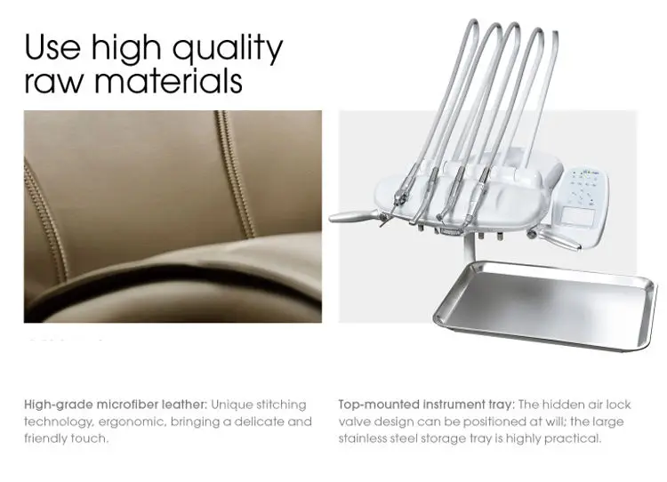 Brand High-quality Electric Dental Chair Designed for Left-handed Americans Featuring Integrated Spittoon and CE Certification — image 7