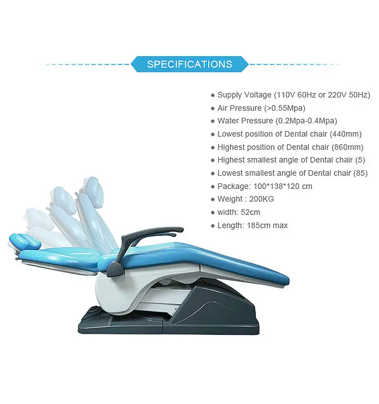Luxury Electric Dental Chair with advanced features for modern dental practices and enhanced patient comfort — image 6