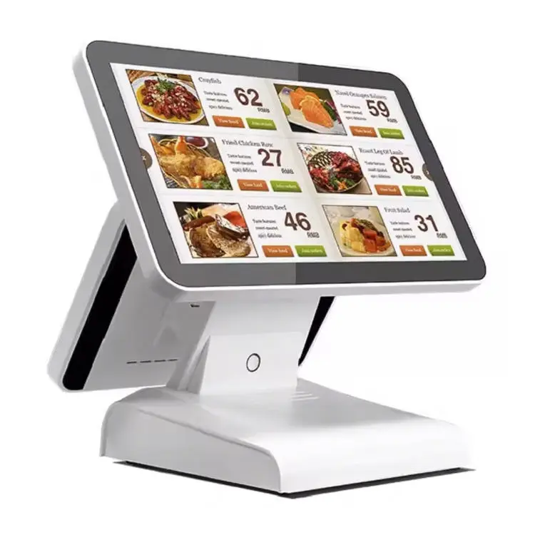 Factory Manufacturer Supplier 15.6-Inch Touch Screen POS System All-in-One Windows 10/11 Cash Register Terminal — view 1