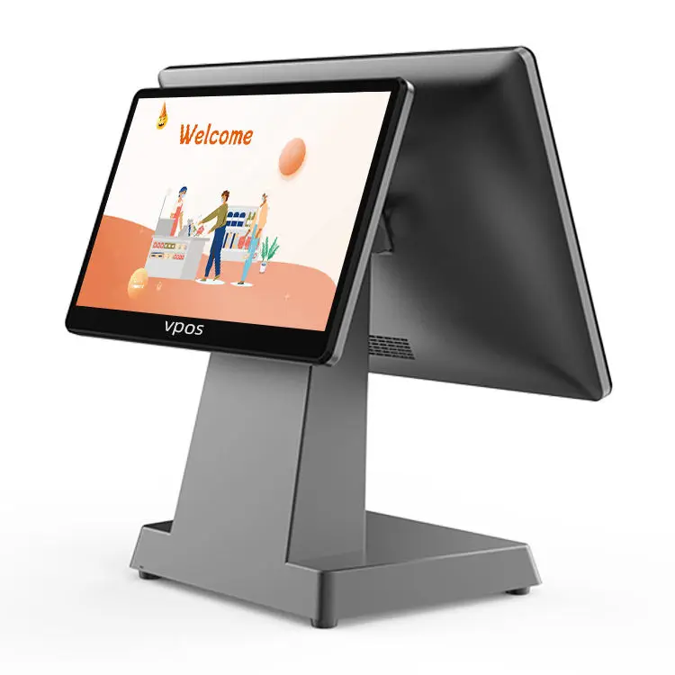 Factory Price OEM ODM Smart POS Terminal Electronic Cash Drawer Register Touch Screen All in One POS System for Supermarket — image 3