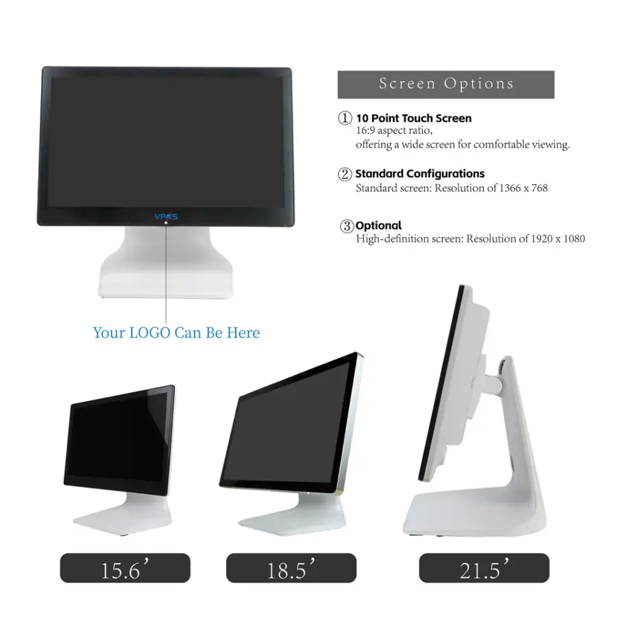 Trusted 15.6-Inch All-In-One POS System Complete Retail Point of Sale Monitor Windows CAISSE Supplier for Cash Register POS — image 6