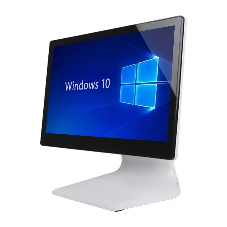 15.6/18.5inch All in One POS Computer Aluminum Alloy Shell Touch Screen Windows Cash Register Point of Sale System — image 3