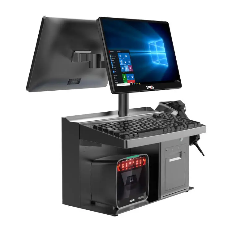 Windows 10 All-in-One Cash Register POS System Intel Elkhart Lake J4150/i3/i5 4G/8G/16G RAM SSD 128GB (64GB/256GB/512GB) 3-Year — image 3