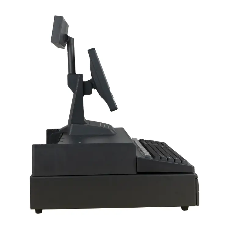 Desktop All in One Pos Machine Cash Register Machine With Cash Drawer for Supermarket/Retail — view 1