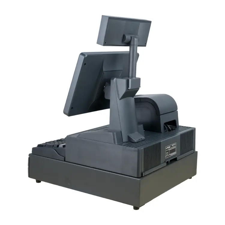 Desktop All in One Pos Machine Cash Register Machine With Cash Drawer for Supermarket/Retail — image 3