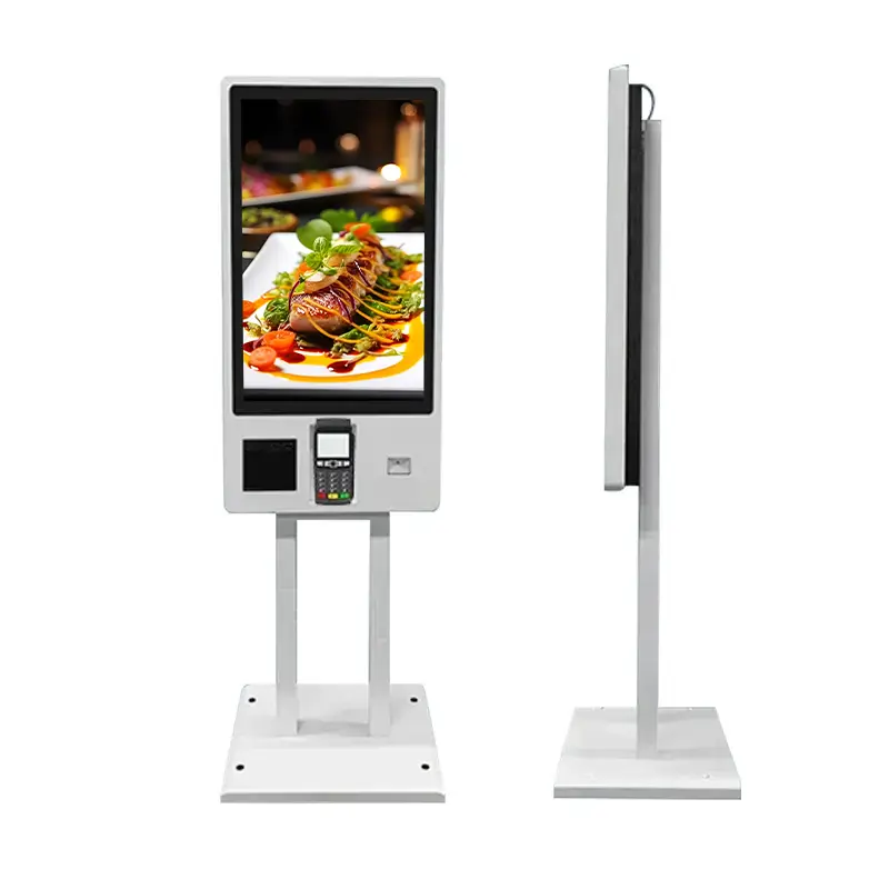 Supermarket Floor Standing Self-Service Payment Kiosk with Wall Hanging Touch Screen POS Printer SDK Function for Self-Ordering — image 3