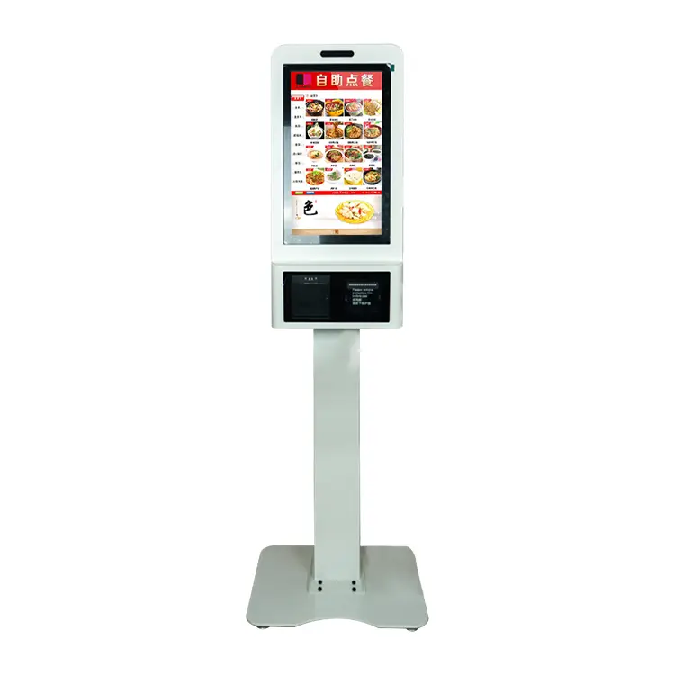 21.5Inch Restaurant Automatic Touch Screen Unattended Self Ordering Self Service Payment Kiosk Machine Android /Windows Kiosk — image 3