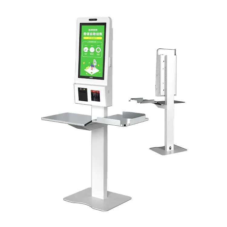 21.5Inch Restaurant Automatic Touch Screen Unattended Self Ordering Self Service Payment Kiosk Machine Android /Windows Kiosk — image 7
